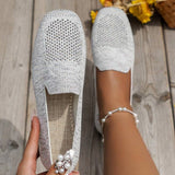 Orthopedic Knit Slip-On Flats
