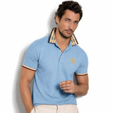 Polo Shirt Check Collar