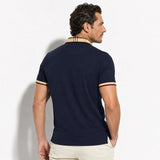 Polo Shirt Check Collar