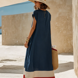 Navy Blue Maxi Dress