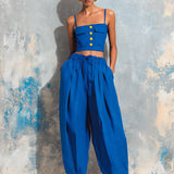 Linen Tank and Pants Set