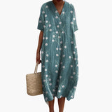 Floral Oversized Midi Dress