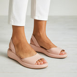 Minimalist Open-Toe Slingback Sandals
