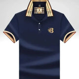 Polo Shirt Check Collar