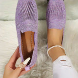 Orthopedic Knit Slip-On Flats
