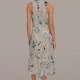 Floral Burnout Midi Dress