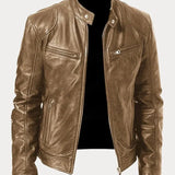 Casual Stand Collar Zip-Up Jacket
