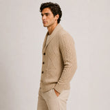 Men's Shawl Collar Cardigan