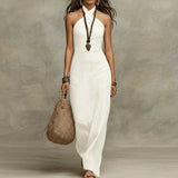 Adele Bohemian Halter Dress