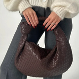 Medium Knotted Handle Woven Bag