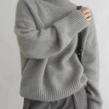 High Collar Knit Turtleneck