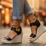 Amanda Platform Wedge Sandals