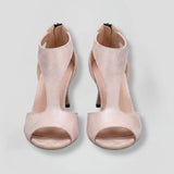 Orthopaedic Peep Toe Mid Heels