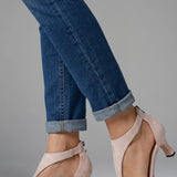 Orthopaedic Peep Toe Mid Heels