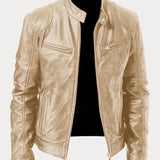 Casual Stand Collar Zip-Up Jacket