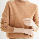 Mock Neck Knit Pullover