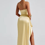 One-Shoulder Maxi Dress