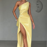 One-Shoulder Maxi Dress