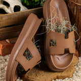 Orthopedic Platform Slide Sandals