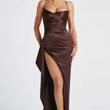 Twist Cowl Maxi Dress