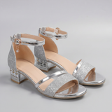 Alison Embellished Ankle Strap Sandal