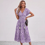 Amalia Floral Tassel Tie Maxi Dress