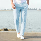 Casual Drawstring Tapered Pants