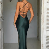 Open Back Maxi Dress