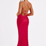 Open Back Maxi Dress